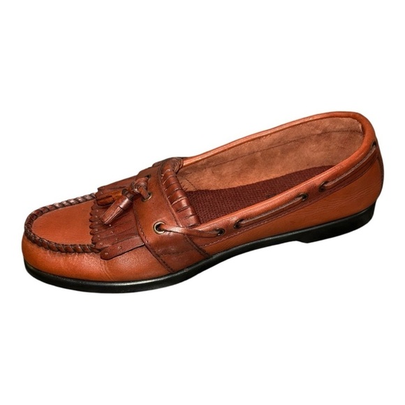 Harbor Tack | Men’s Tassel Slip-On Shoes – Brown Leather, Size 9.5, Leather
New main image 4